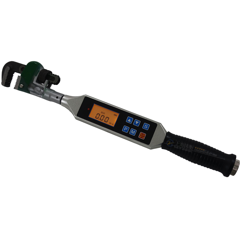 管钳头数显扭力扳手